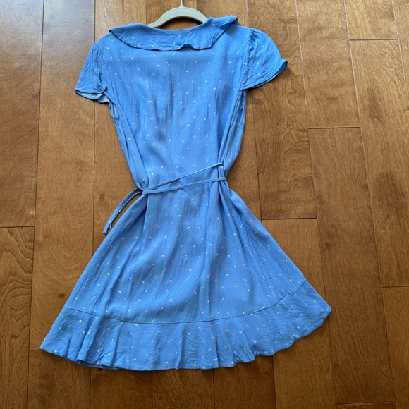Aritzia Sunday Best light blue heart mini dress, size S - Picture 5 of 6